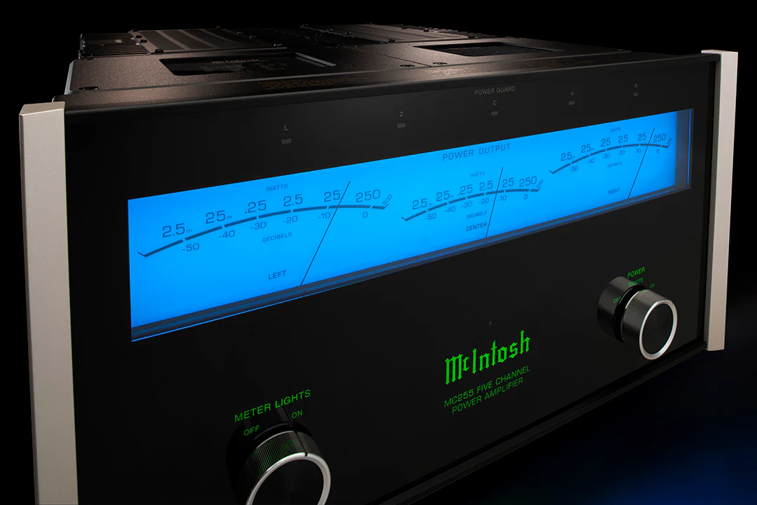 McIntosh MC255 5-Channel Solid State Amplifier (Black) - Image 7
