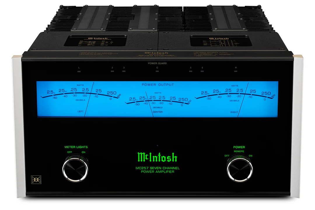 McIntosh MC257 7-Channel Solid State Amplifier (Black)