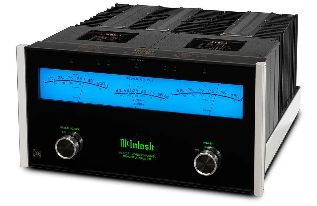 McIntosh MC257 7-Channel Solid State Amplifier (Black) - Image 2