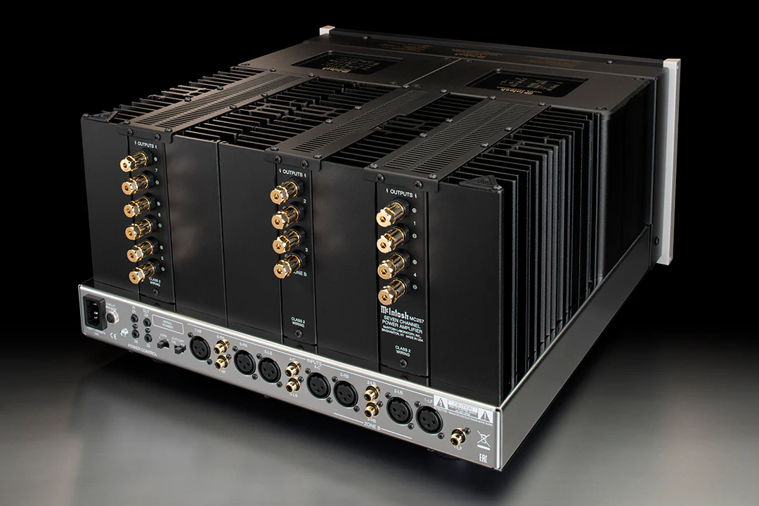 McIntosh MC257 7-Channel Solid State Amplifier (Black) - Image 8