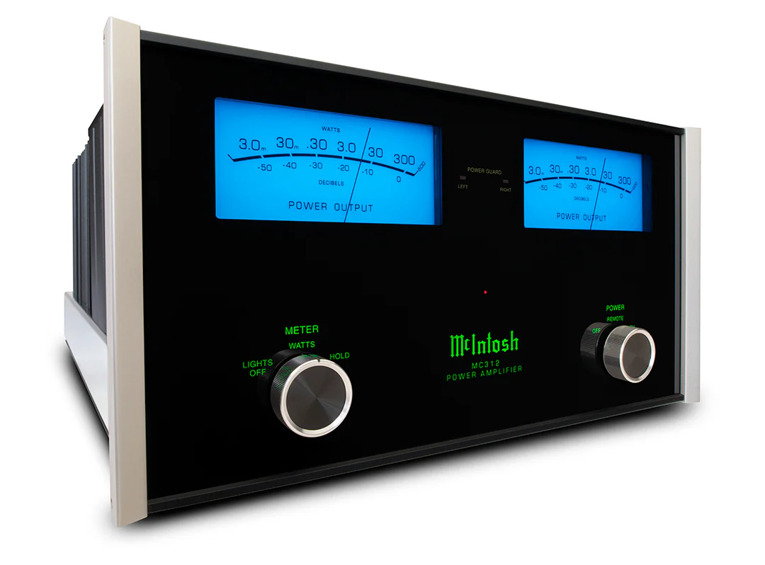 McIntosh MC312 2-Channel Solid State Amplifier (Black) - Image 3