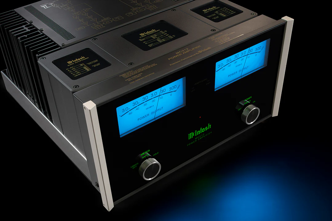 McIntosh MC312 2-Channel Solid State Amplifier (Black) - Image 6