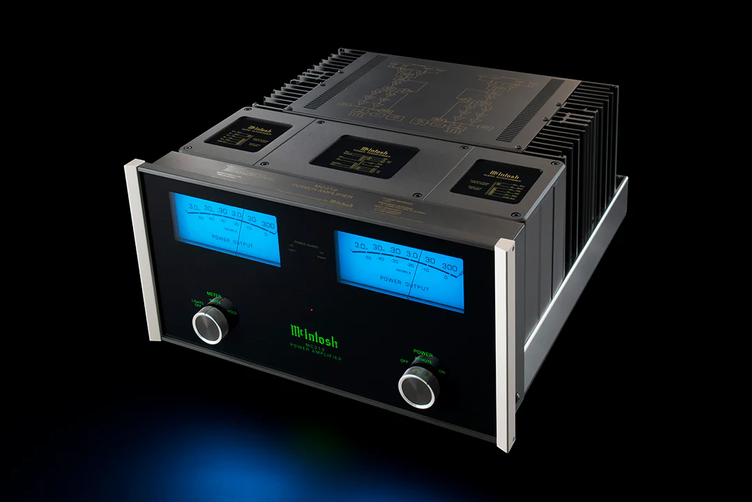 McIntosh MC312 2-Channel Solid State Amplifier (Black) - Image 7