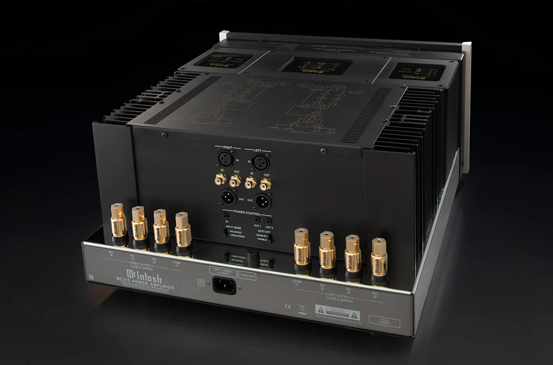 McIntosh MC312 2-Channel Solid State Amplifier (Black) - Image 8