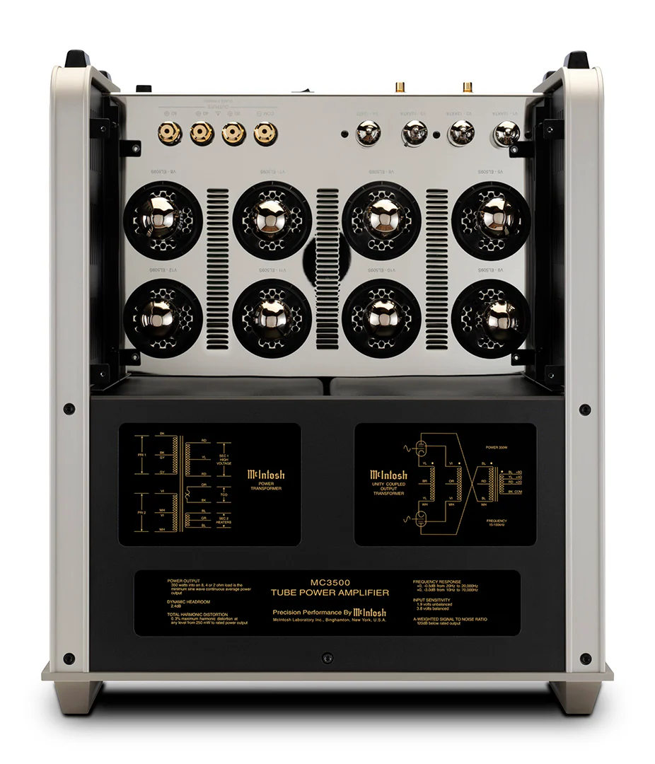 McIntosh MC3500 1-Channel Vacuum Tube Amplifier Mk II (Silver) - Image 5