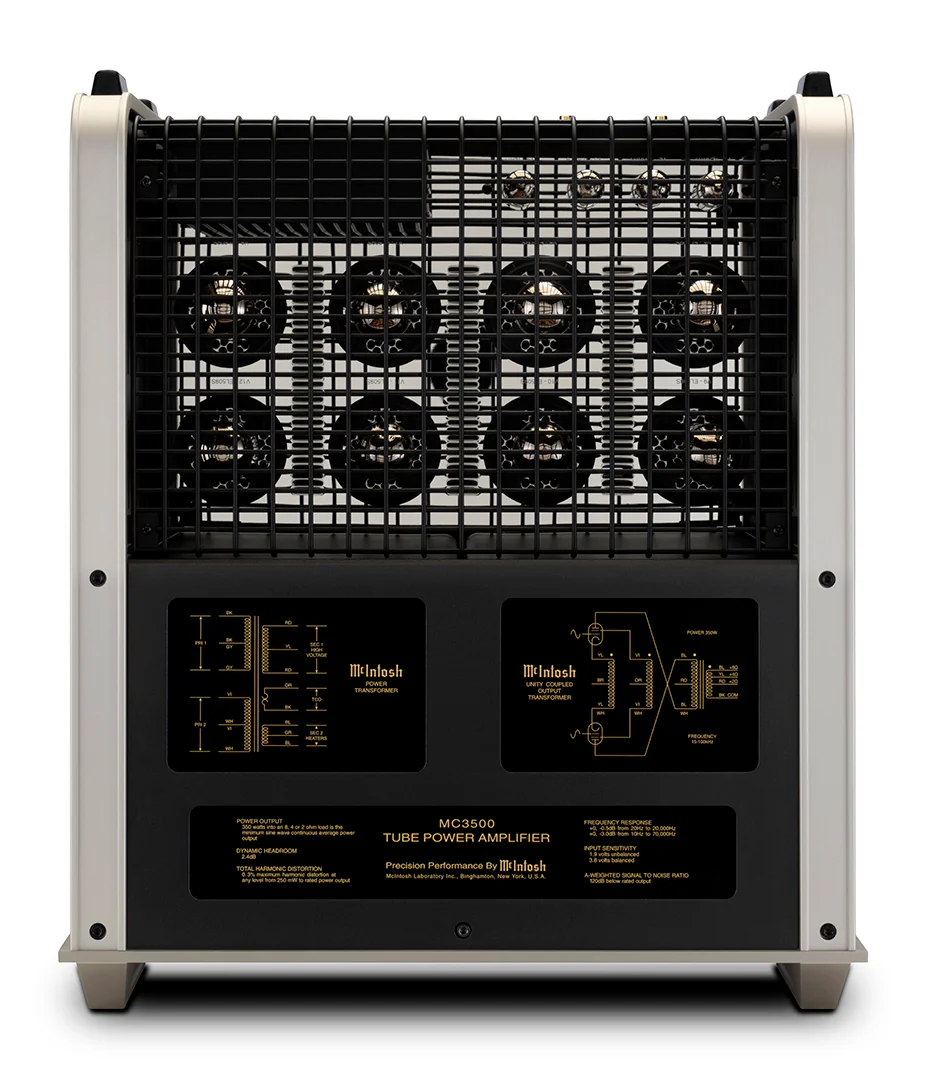 McIntosh MC3500 1-Channel Vacuum Tube Amplifier Mk II (Silver) - Image 6