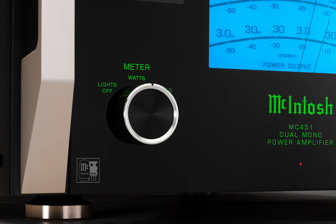 McIntosh MC451 1-Channel Dual Mono Amplifier (Black) - Image 6