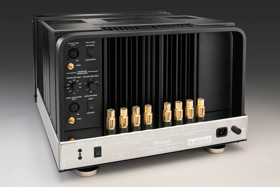 McIntosh MC451 1-Channel Dual Mono Amplifier (Black) - Image 8