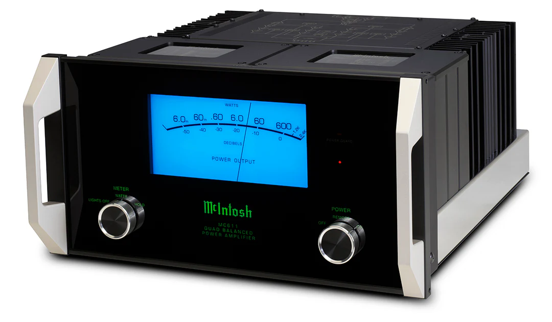 McIntosh MC611 1-Channel Solid State Amplifier (Black) - Image 2