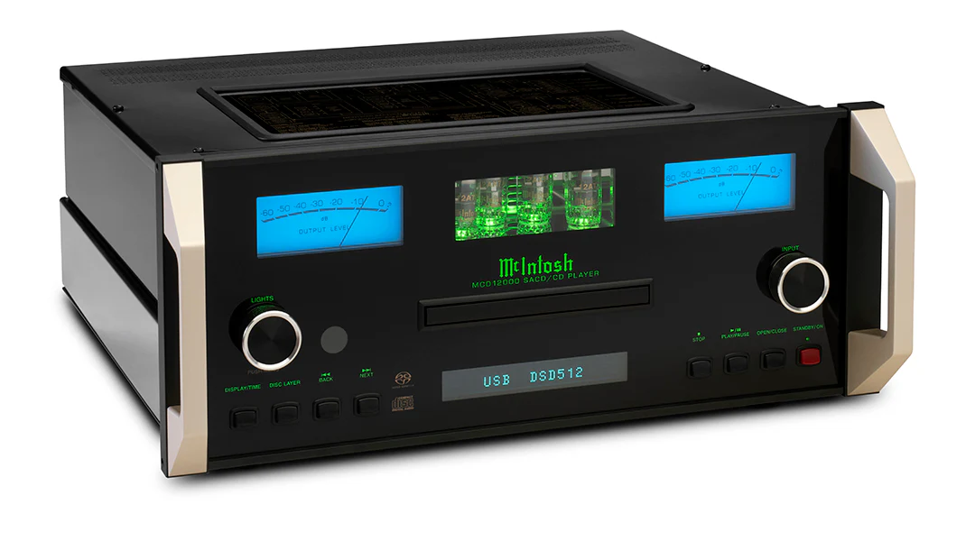 McIntosh MCD12000 2-Channel SACD/CD Player (Black) - Image 2