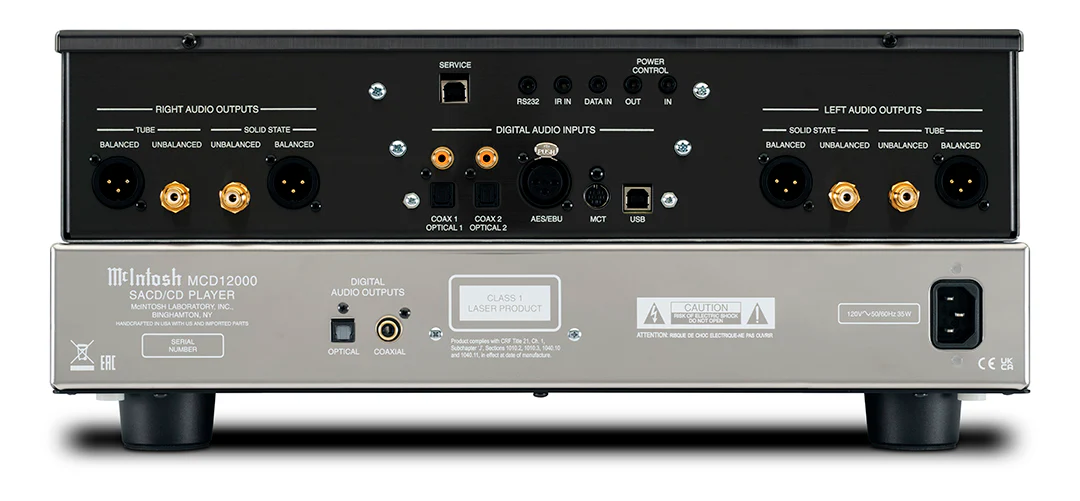 McIntosh MCD12000 2-Channel SACD/CD Player (Black) - Image 3