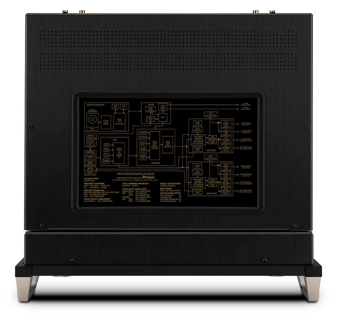 McIntosh MCD12000 2-Channel SACD/CD Player (Black) - Image 4