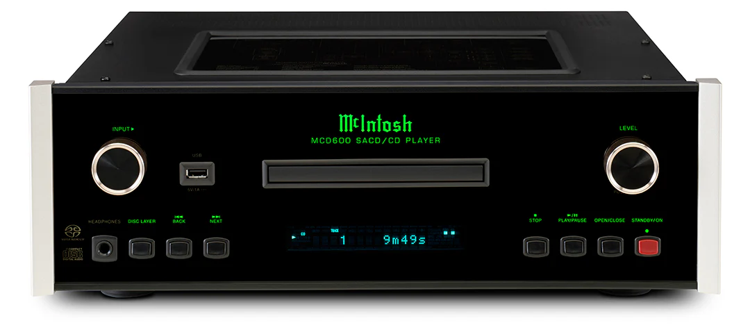 McIntosh MCD600 2-Channel SACD/CD Player (Black)