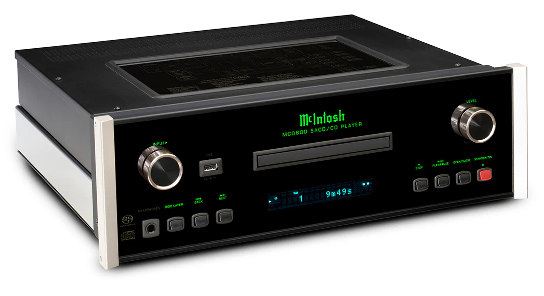 McIntosh MCD600 2-Channel SACD/CD Player (Black) - Image 2