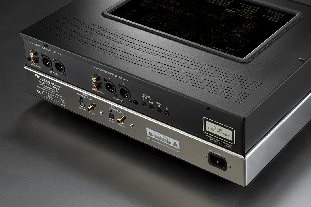 McIntosh MCD600 2-Channel SACD/CD Player (Black) - Image 9