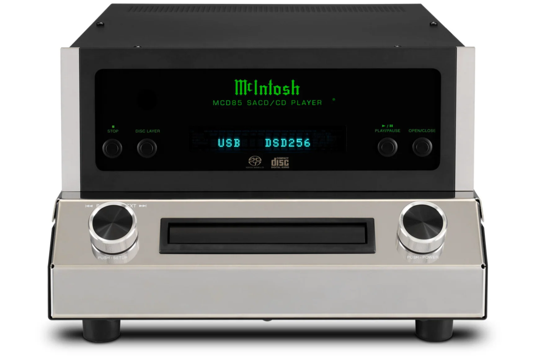 McIntosh MCD85 2-Channel SACD/CD Player (Black)