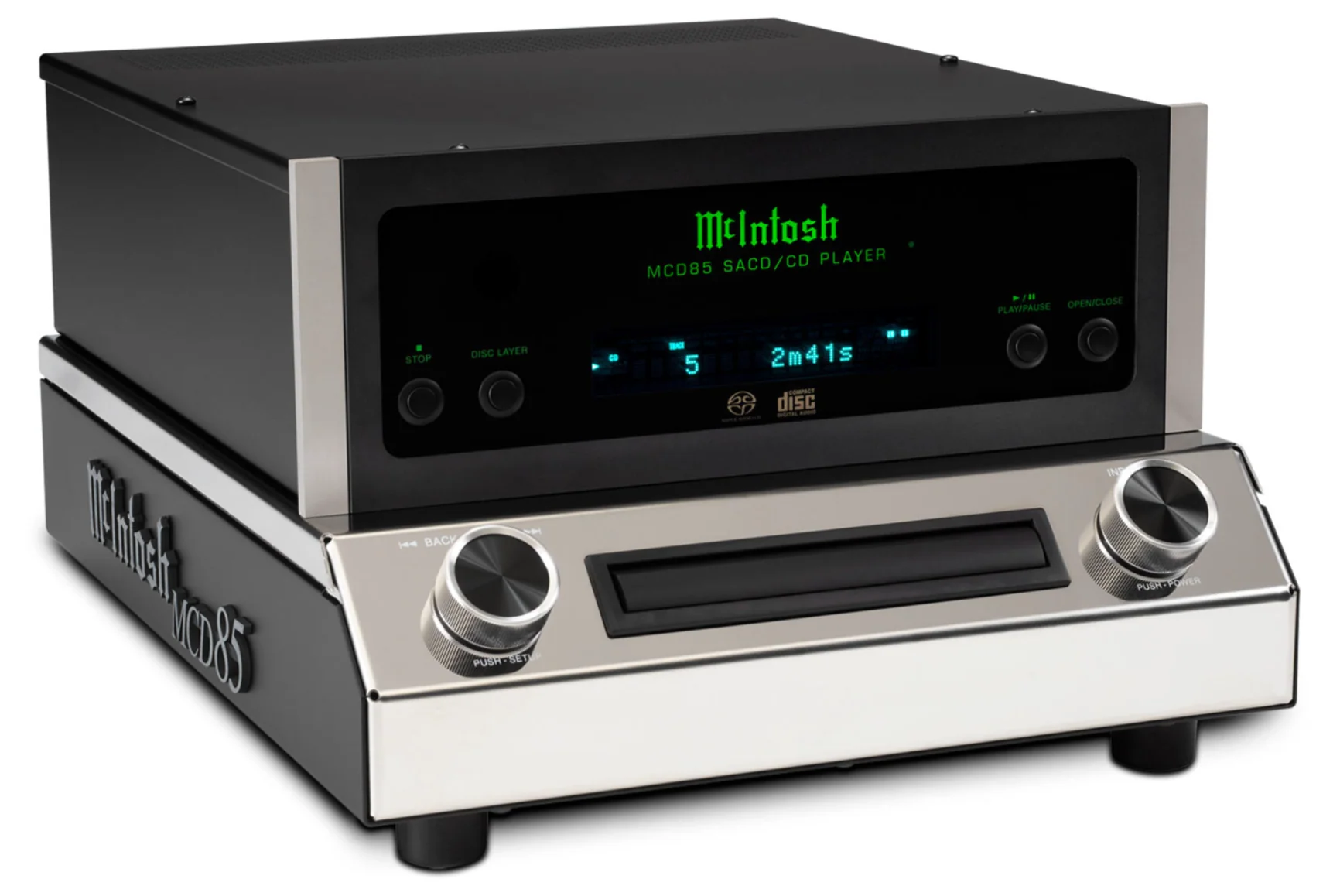 McIntosh MCD85 2-Channel SACD/CD Player (Black) - Image 4