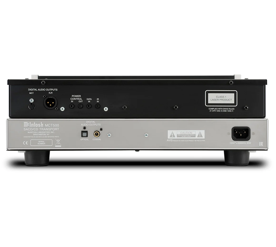 McIntosh MCT500 2-Channel SACD/CD Transport (Black) - Image 4