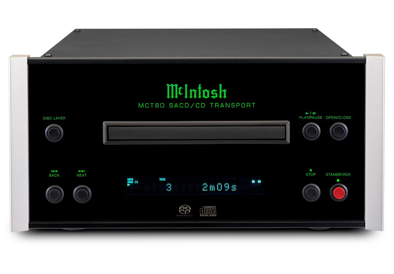 McIntosh MCT80 2-Channel SACD / CD Transport (Black)