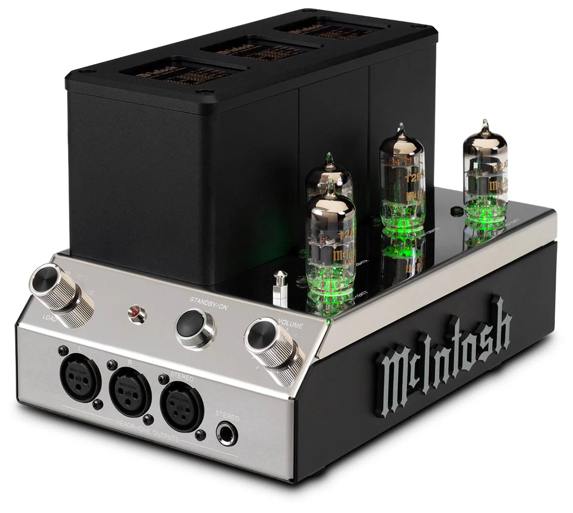 McIntosh MHA200 2-Channel Vacuum Tube Headphone Amplifier (Black) - Image 2