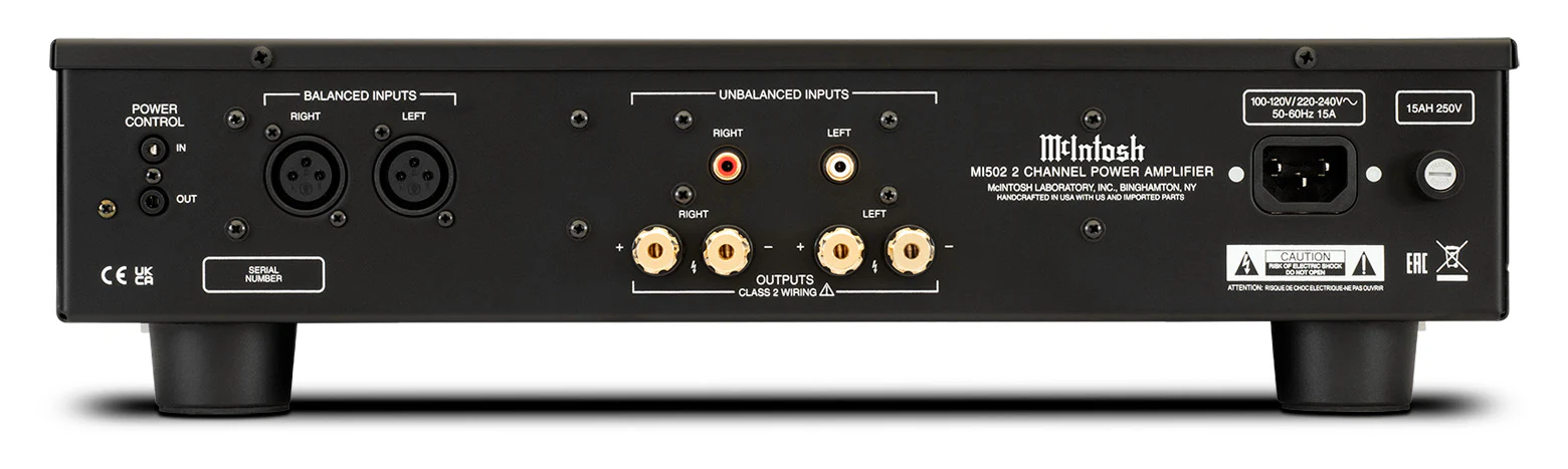 McIntosh MI502 2-Channel Digital Amplifier (Black) - Image 5