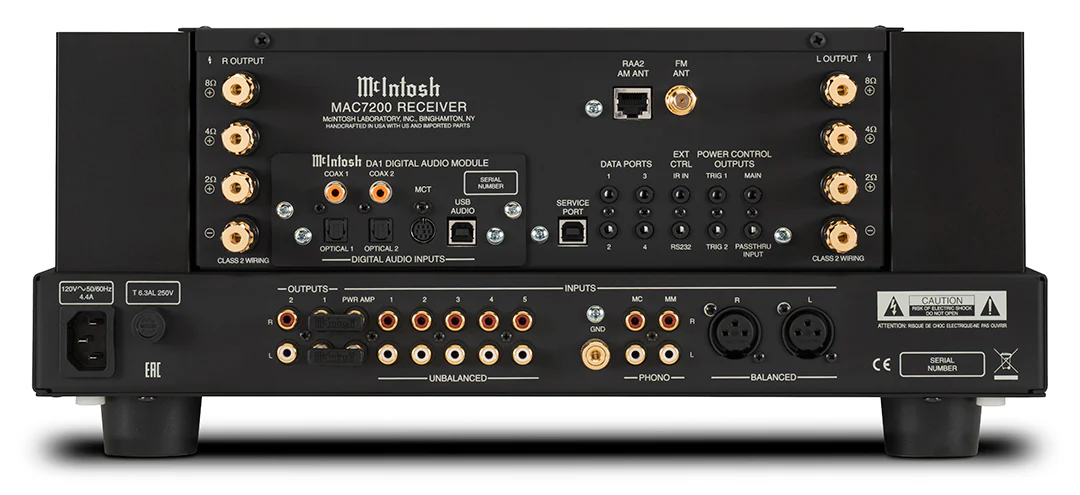 McIntosh MAC7200 2-Channel Receiver (Black) - Image 4