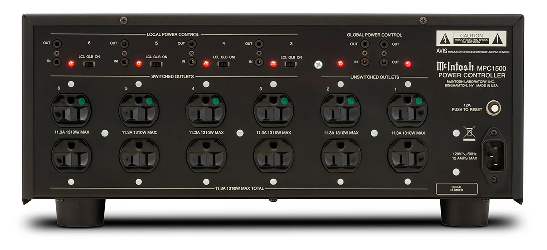 McIntosh MPC1500 Power Controller (Black) - Image 4