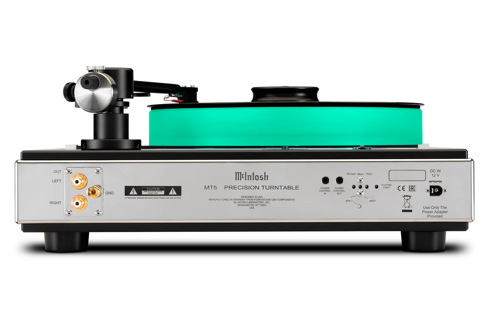 McIntosh MT5 Precision Turntable (Black) - Image 4