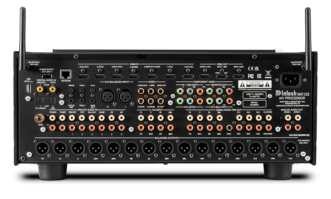 McIntosh MX123 A/V Processor (Black) - Image 3