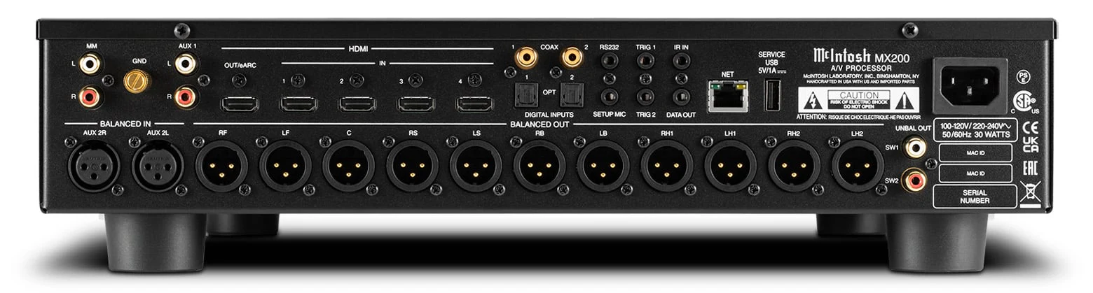 McIntosh MX200 A/V Processor (Black) - Image 4