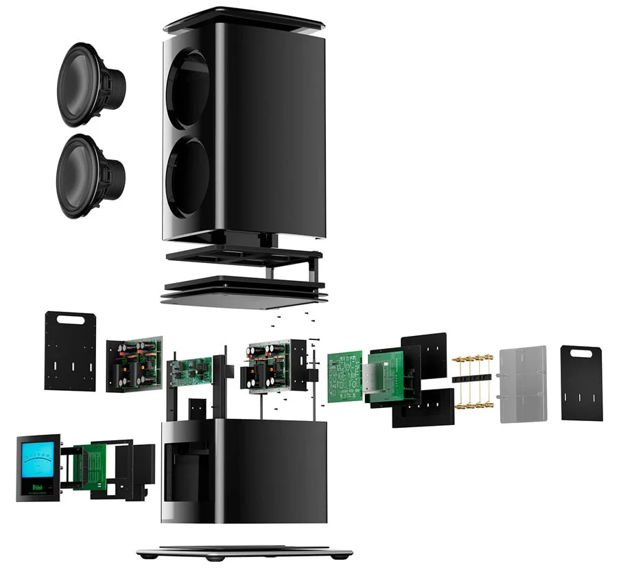 McIntosh PS1K Powered Subwoofer (Each) (Black) - Image 8