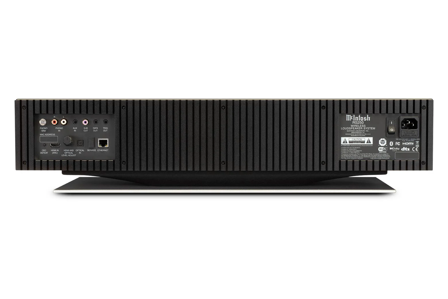 McIntosh RS250 Wireless Loudspeaker System (Black) - Image 3
