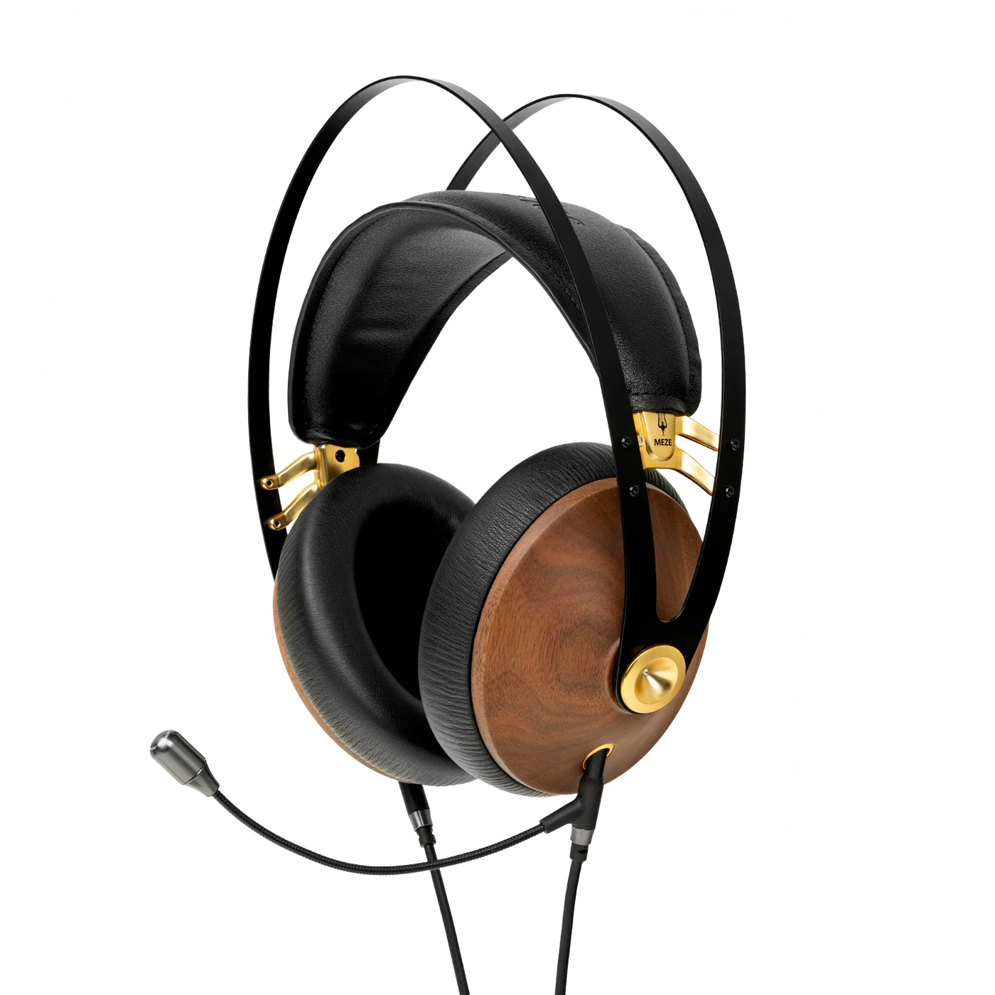 Meze Audio 99 Classics Walnut/Gold Bundle with Boom Mic Add-On Microphone