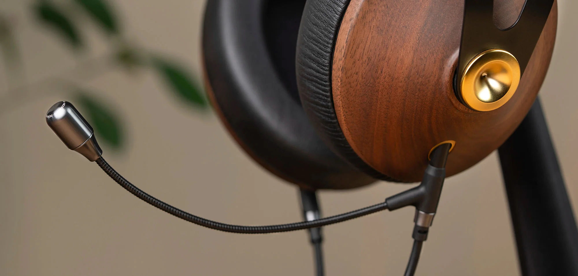 Meze Audio 99 Classics Walnut/Gold Bundle with Boom Mic Add-On Microphone - Image 6