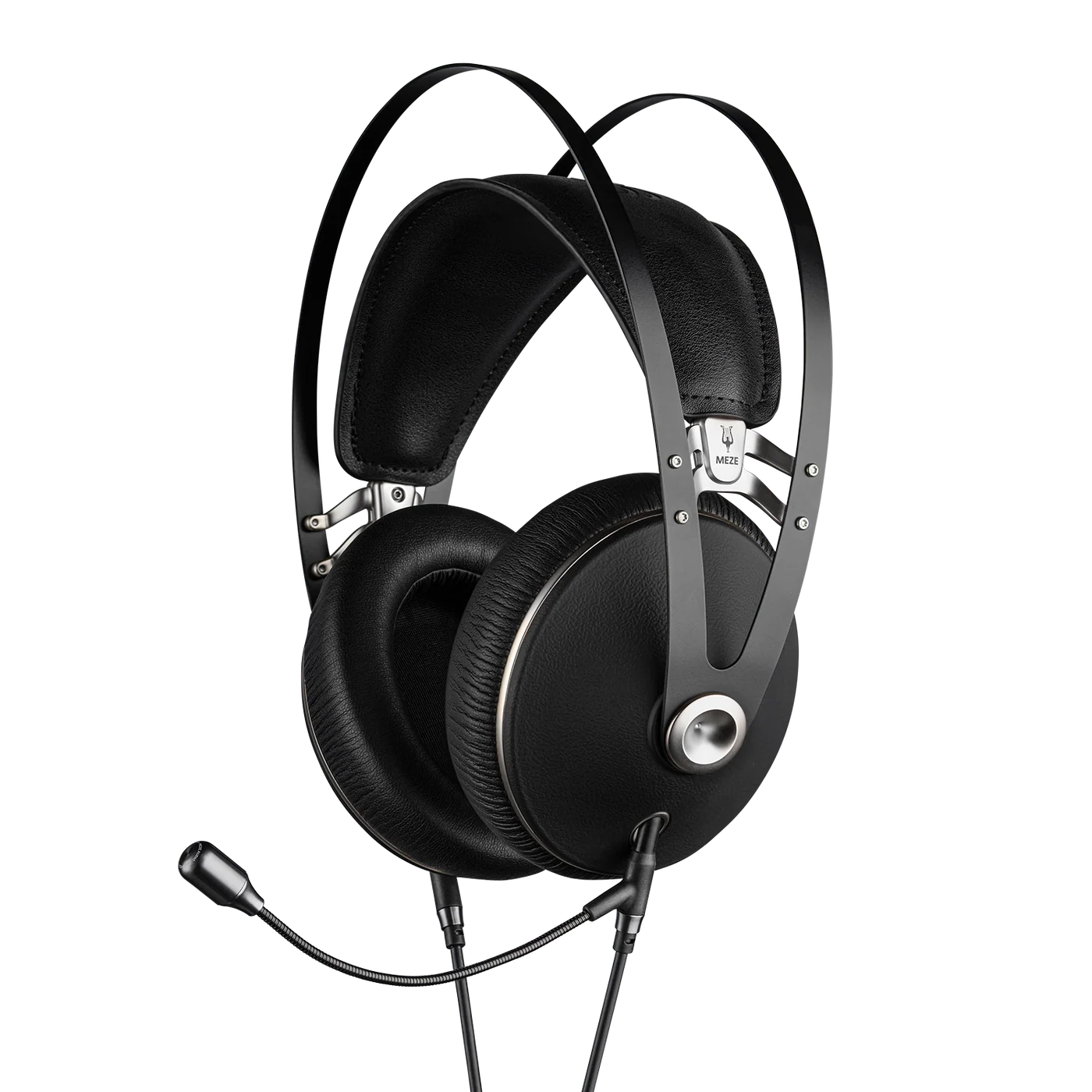 Meze Audio 99 NEO Black Bundle with Boom Mic Add-On Microphone