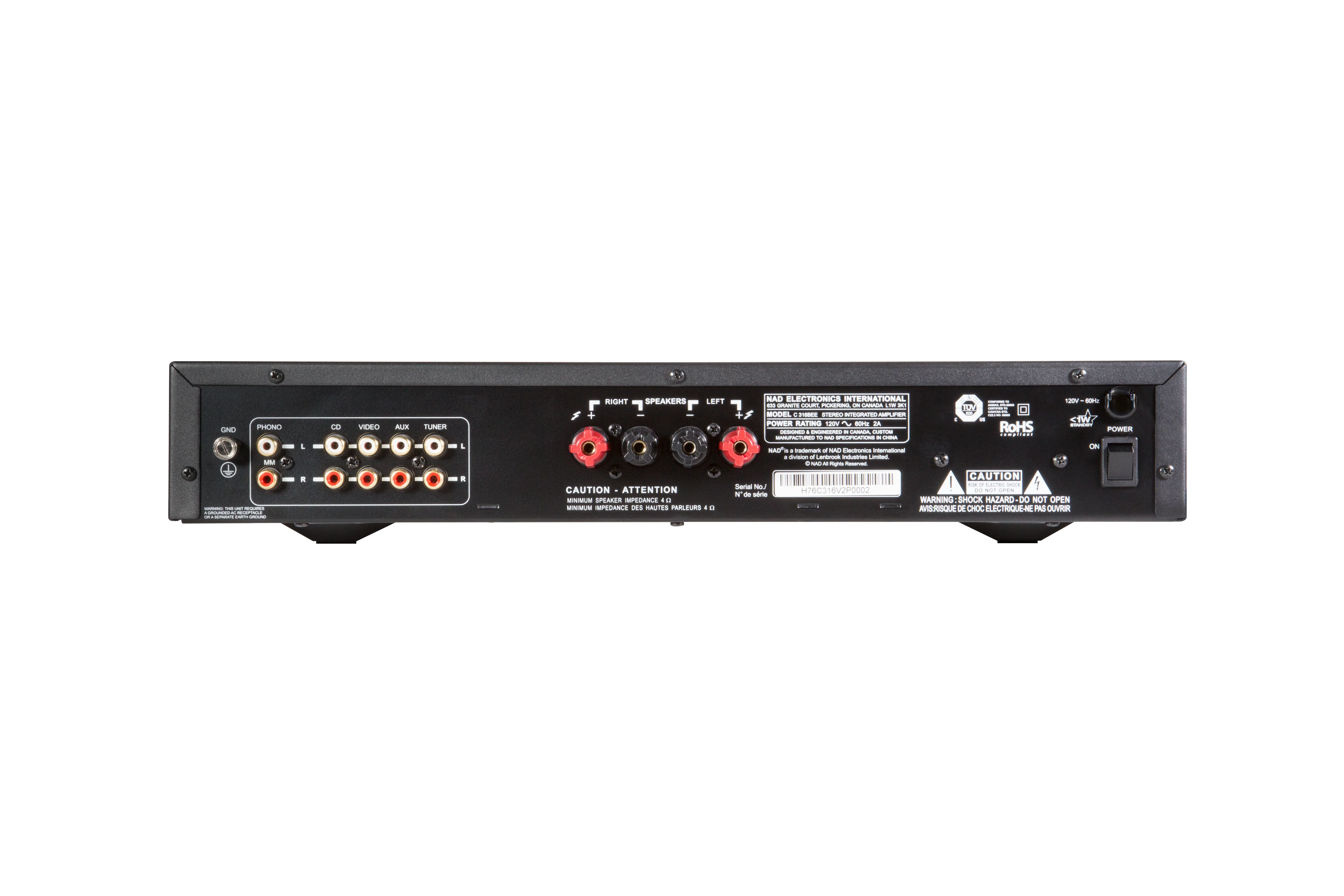 NAD C 316BEE V2 Stereo Integrated Amplifier - Image 3