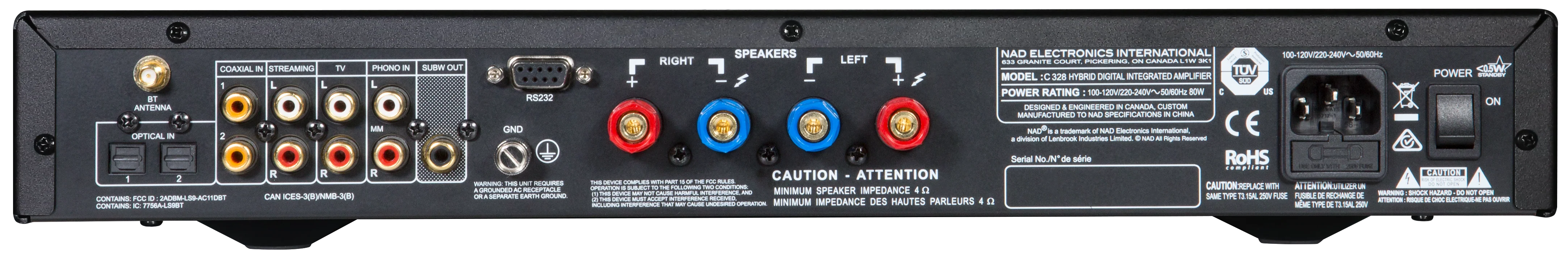 NAD C 328 Hybrid Digital DAC Amplifier - Image 3