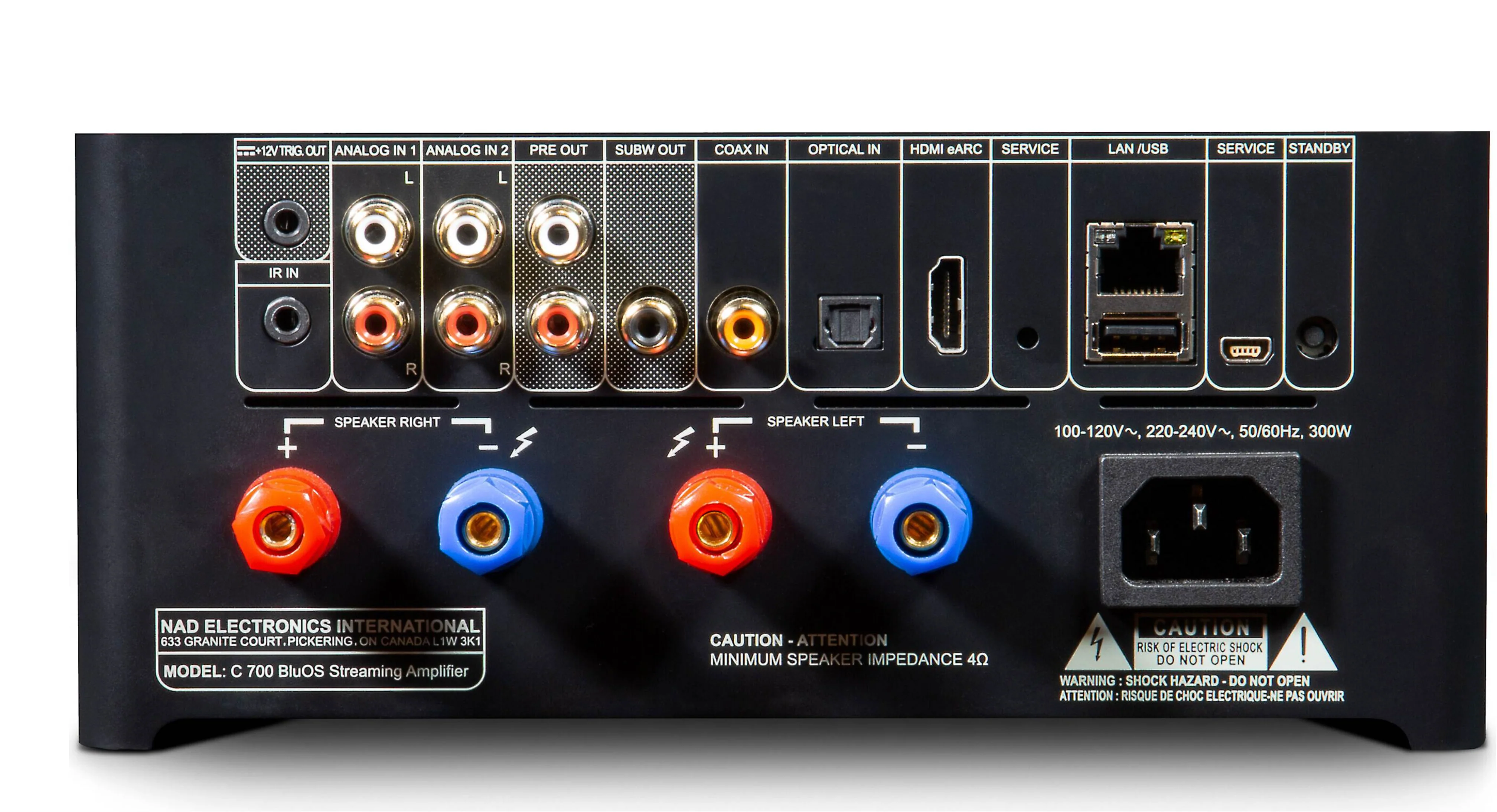 NAD C 700 BluOS Streaming Amplifier - Image 2