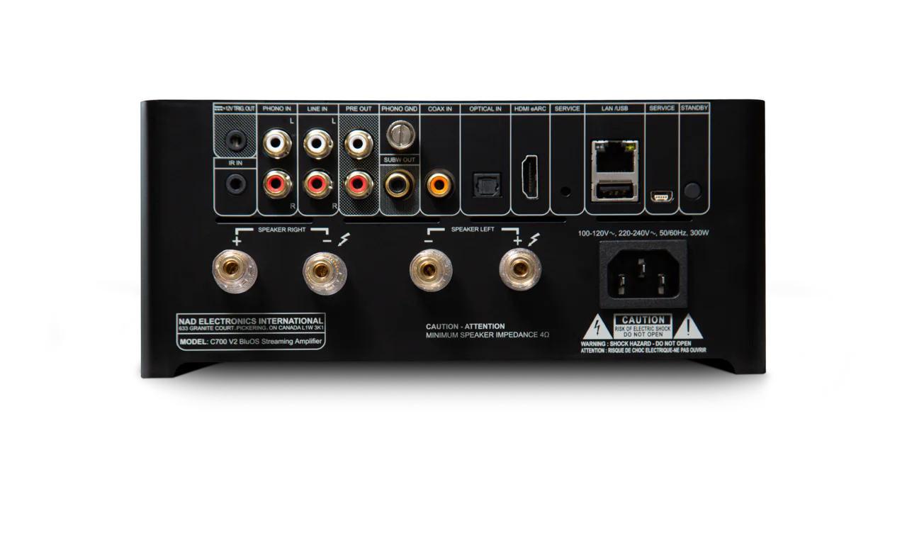 NAD C 700 V2 BluOS Streaming Amplifier - Image 3
