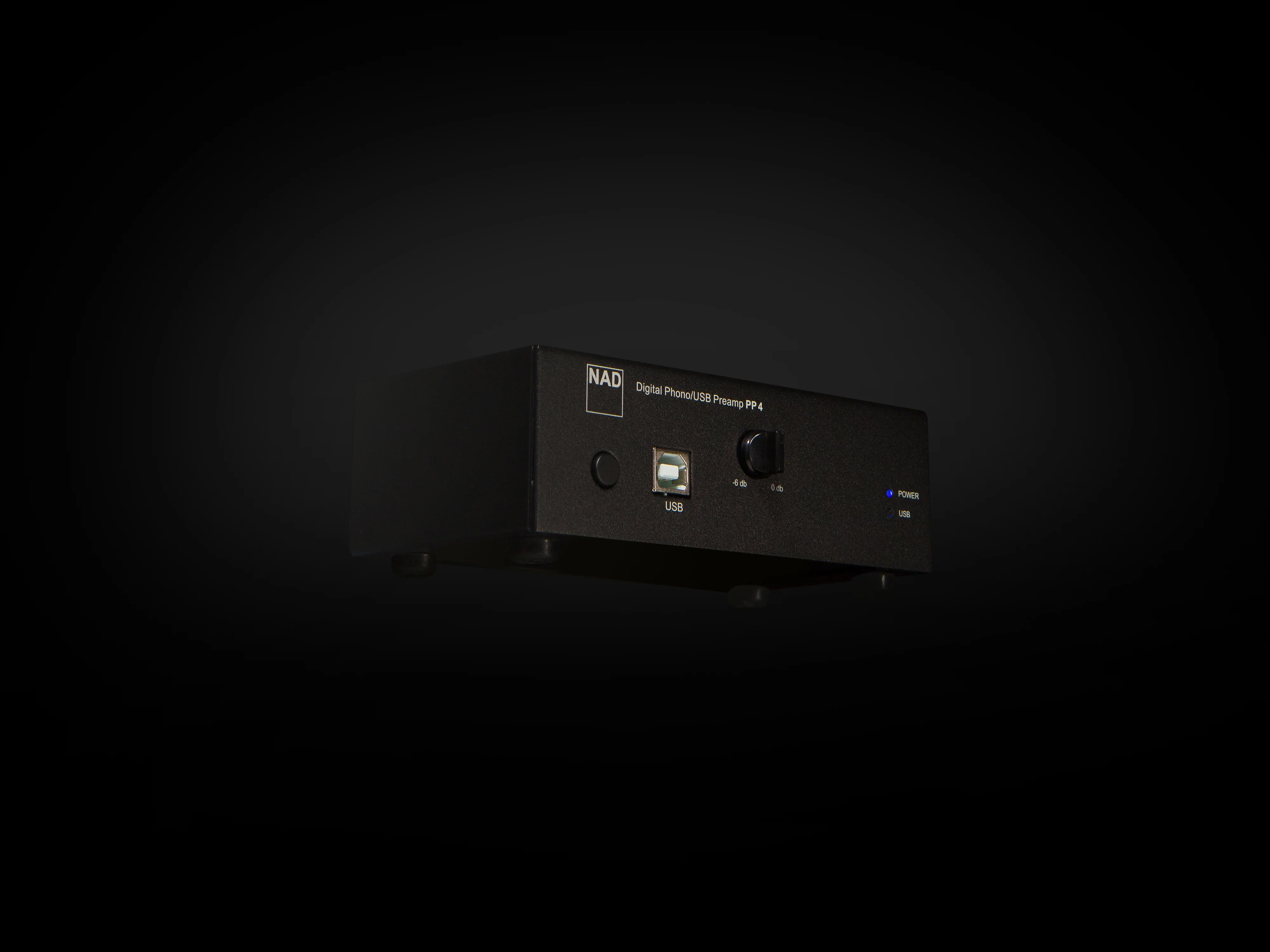 NAD PP 4 Digital Phono to USB Preamplifier (Black) - Image 3