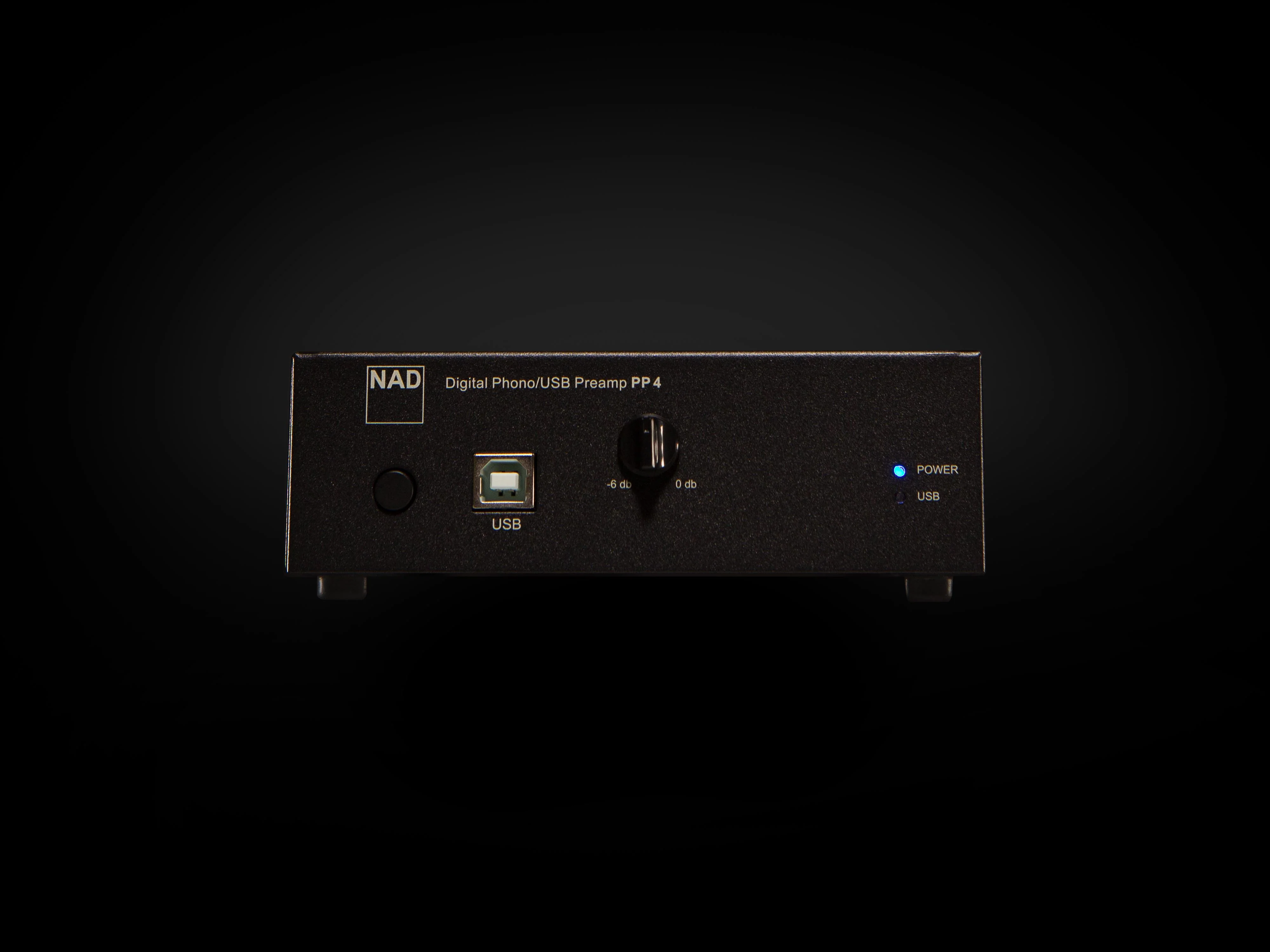 NAD PP 4 Digital Phono to USB Preamplifier (Black) - Image 4