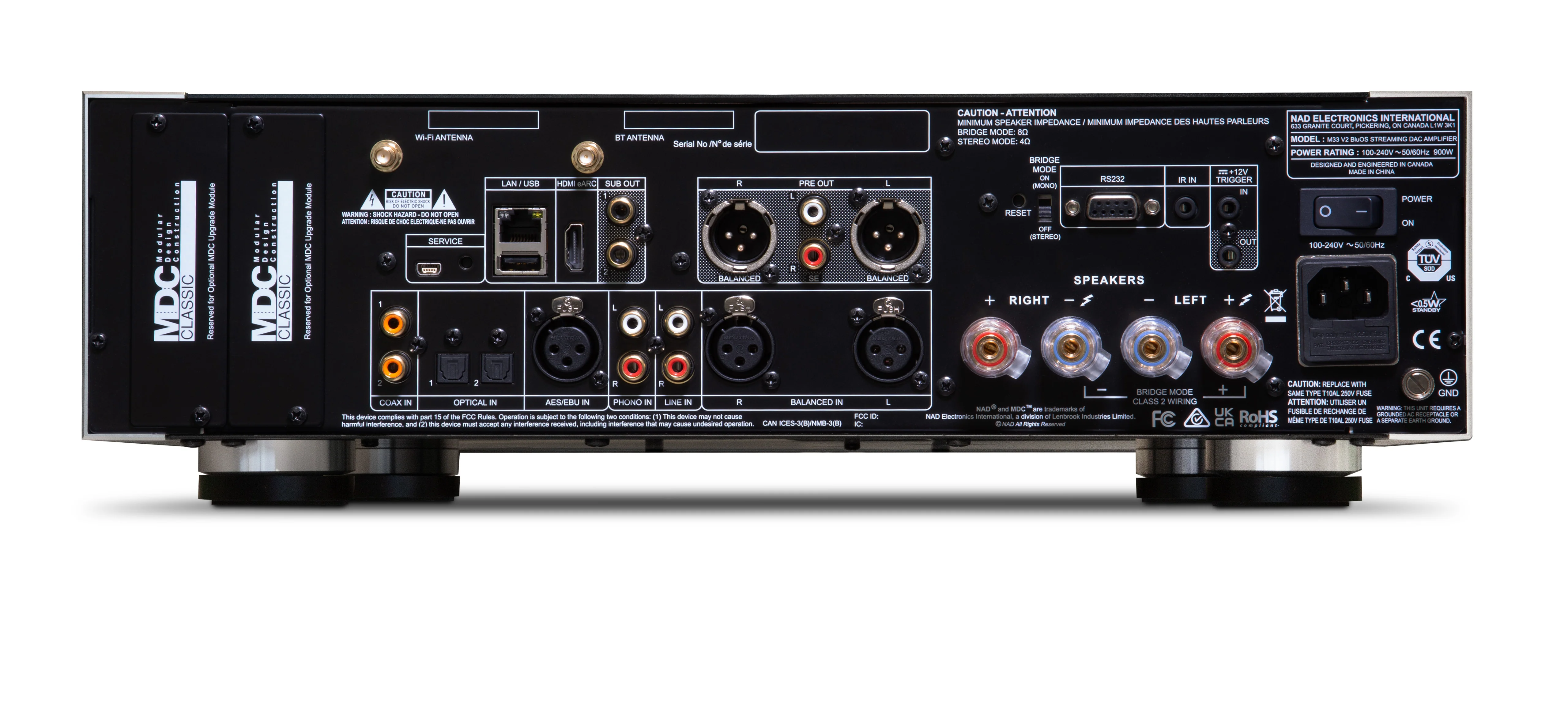 NAD Master Series M33 V2 BluOS® Streaming DAC Amplifier - Image 3