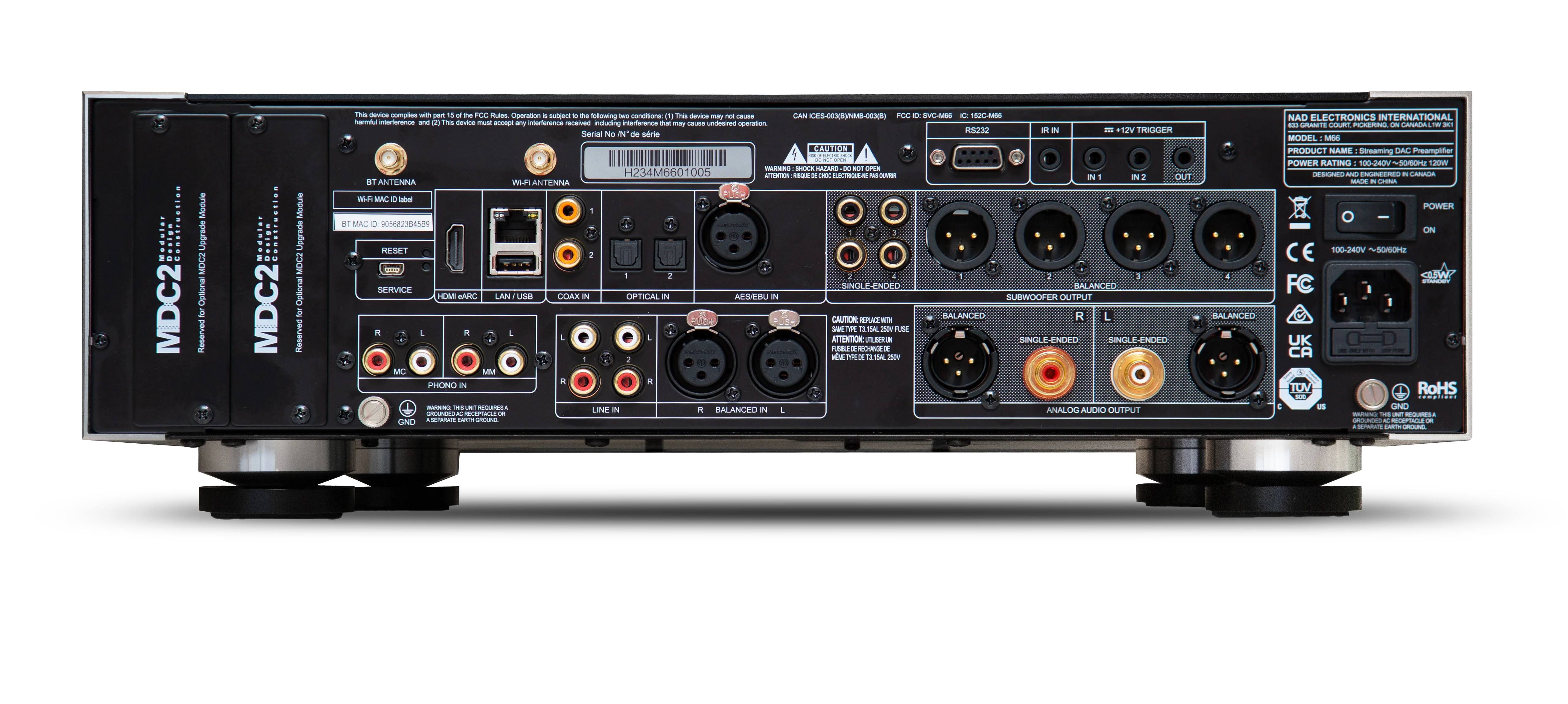 NAD Masters Series M66 BluOS Streaming DAC-Preamplifier - Image 4