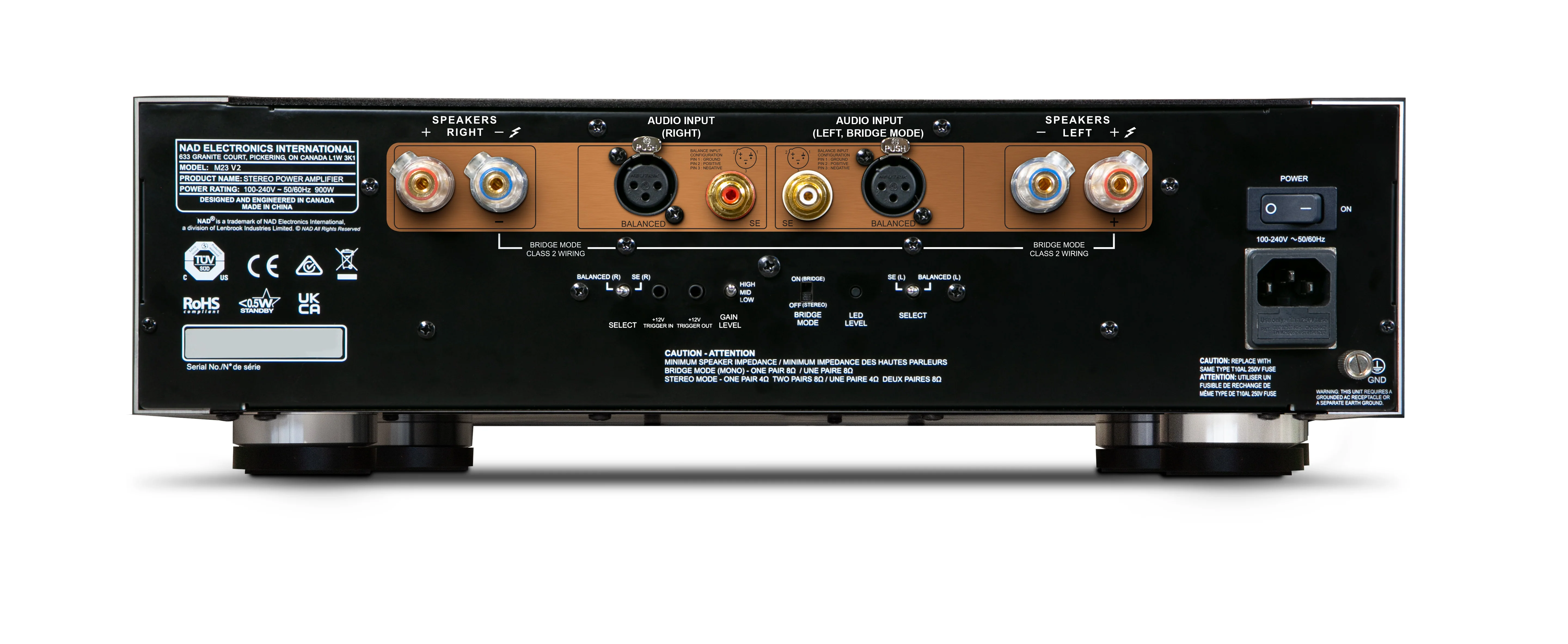 NAD Masters Series M23 V2 Stereo Power Amplifier - Image 3
