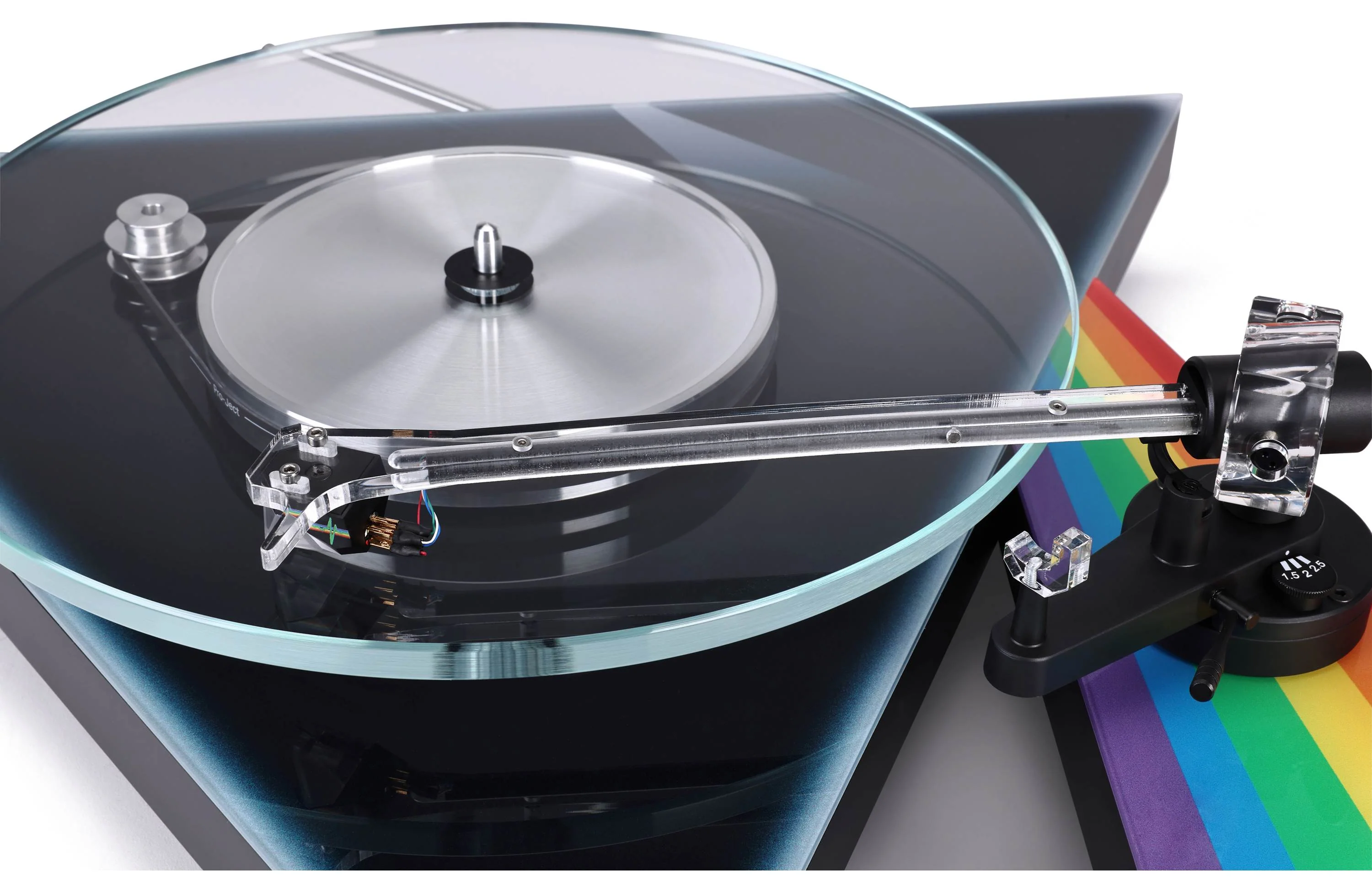 Pro-Ject ART Dark Side of the Moon Manual Belt Drive Turntable (Black) - Image 5