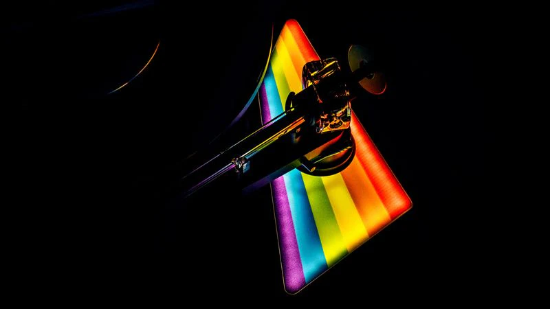 Pro-Ject ART Dark Side of the Moon Manual Belt Drive Turntable (Black) - Image 6