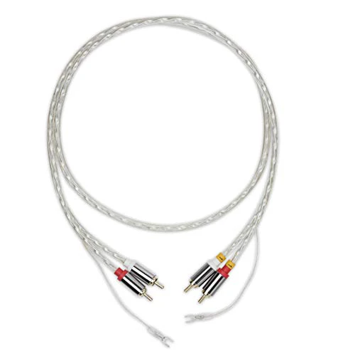 Pro-Ject Connect it E RCA to RCA Phono Interconnect Cable - Silver (1.23 Meters)