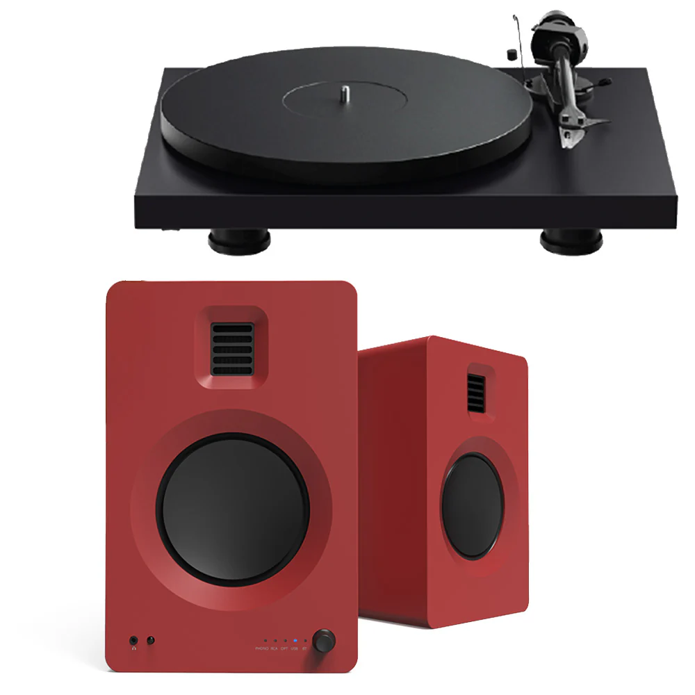Pro-Ject Debut EVO 2 Turntable Bundle with Kanto TUK Premium Powered Bookshelf Speakers (Pair) - Image 3