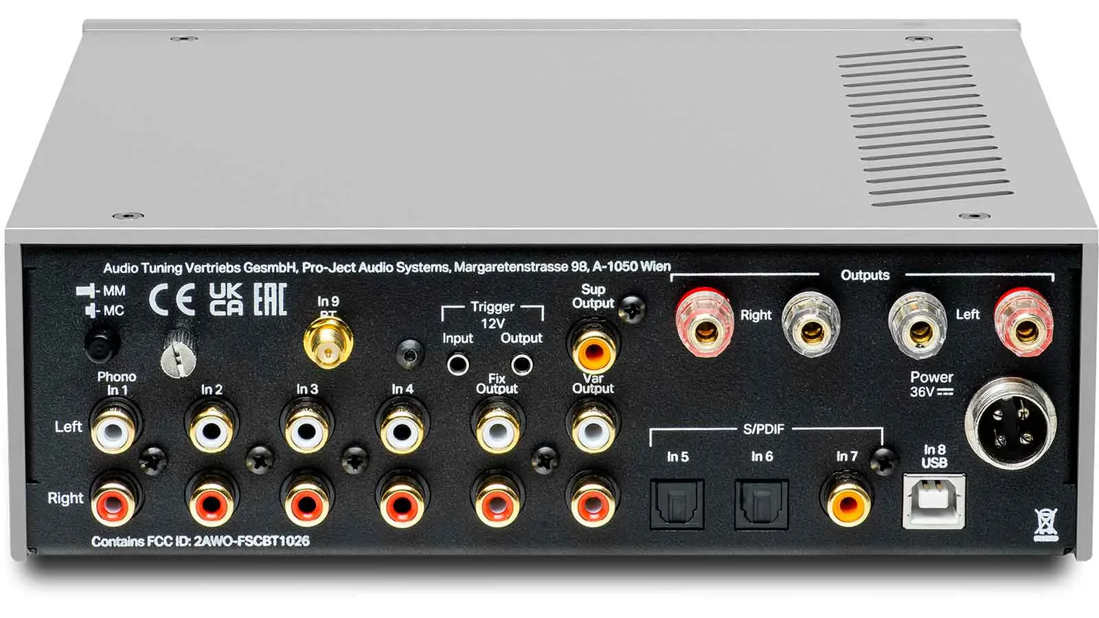 Pro-Ject MaiA DS3 Integrated Amplifier with DAC, Bluetooth & Phono Preamp - Image 4