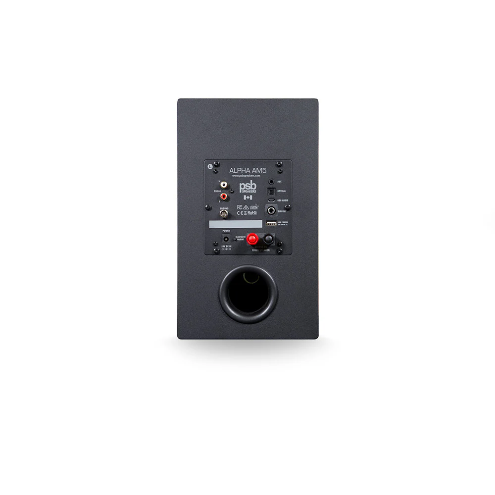 PSB Alpha AM5 Powered Bookshelf Speakers (Pair) - Image 5